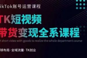 Tiktok运营线上训练营，引流爆单，急速涨粉，Tiktok短视频玩法大揭秘